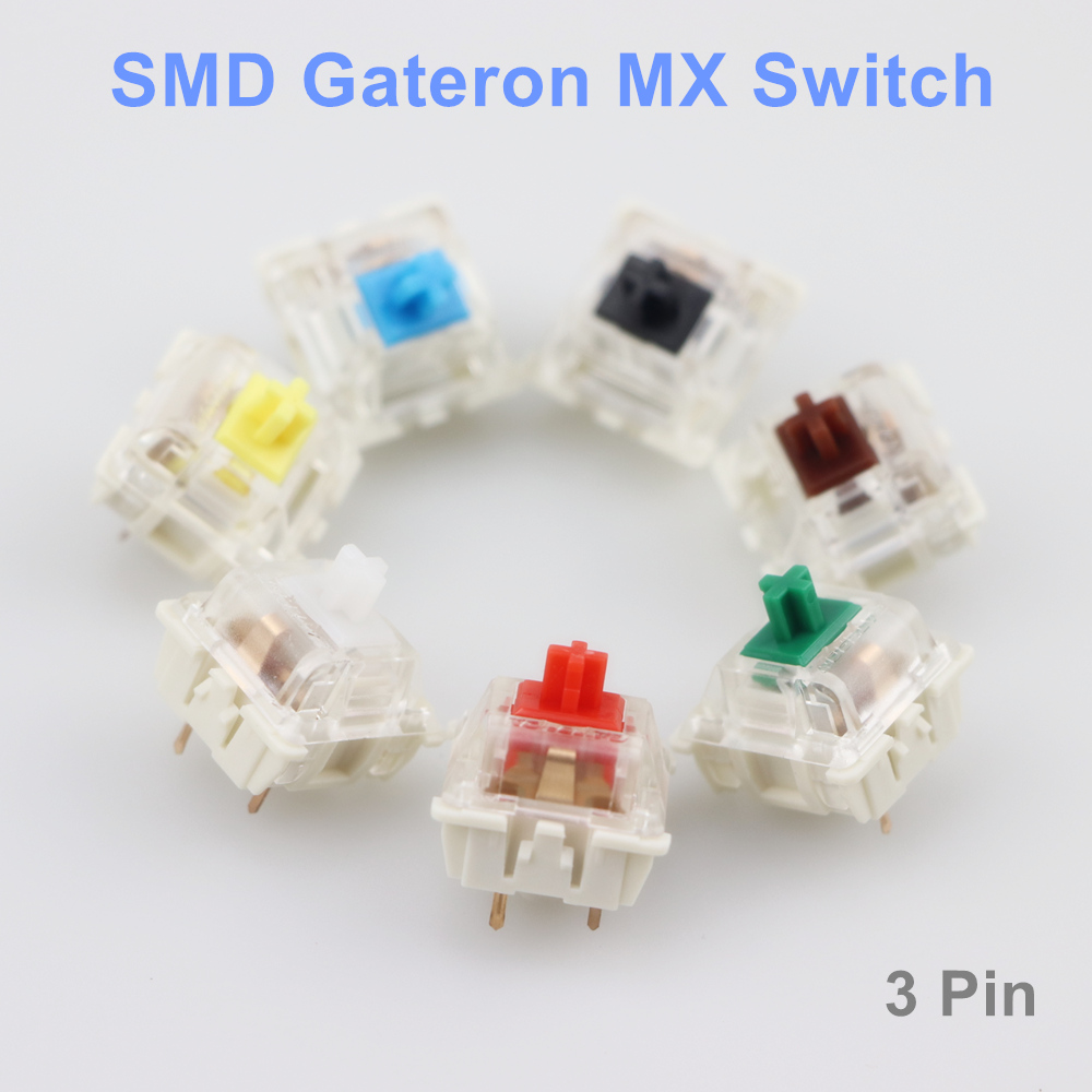 Keyboard Gaming Blue Switch - Gateron Smd Schakelaars Zwart Rood Bruin