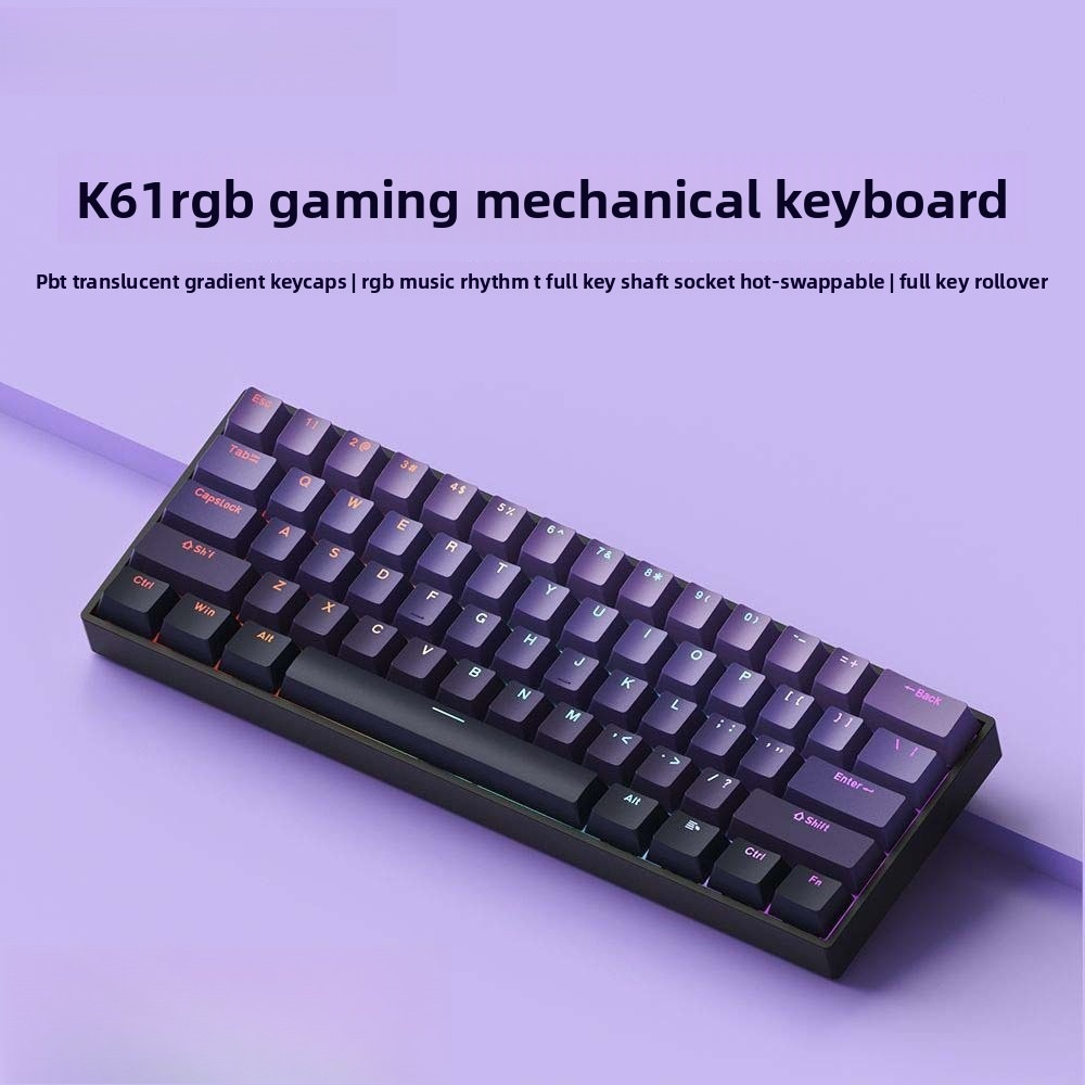 60% Draadloos Bluetooth 2.4G M - Gaming Keyboard Hot Swappable recensie en prijs
