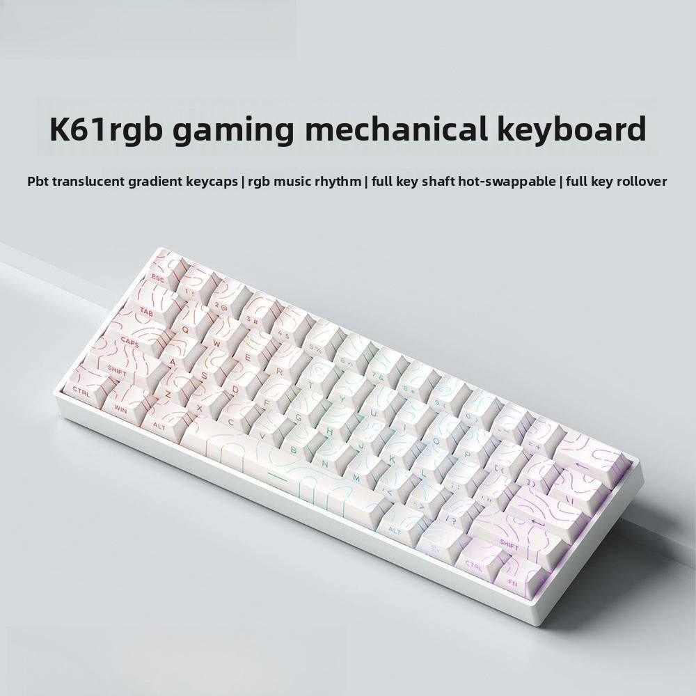 60% Draadloos Bluetooth 2.4G M - Gaming Keyboard Hot Swappable recensie en prijs