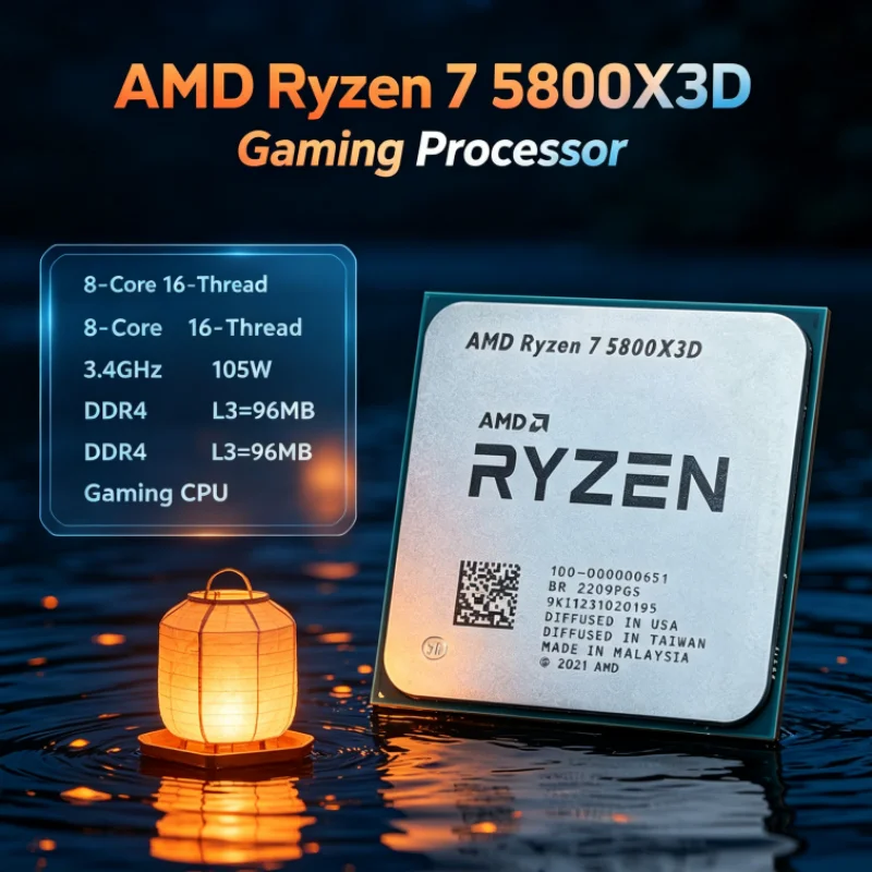 AMD R7 5800X3D 96 MB 3.4 GHz 8 - Amd Cpu Ryzen 7 recensie en prijs