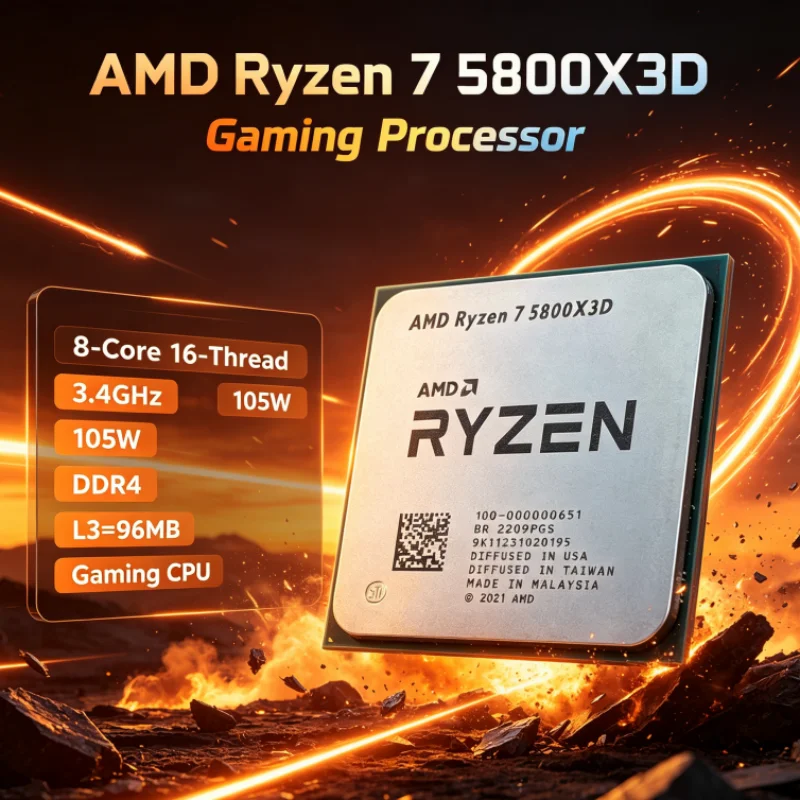 AMD R7 5800X3D 96 MB 3.4 GHz 8 - Amd Cpu Ryzen 7 recensie en prijs